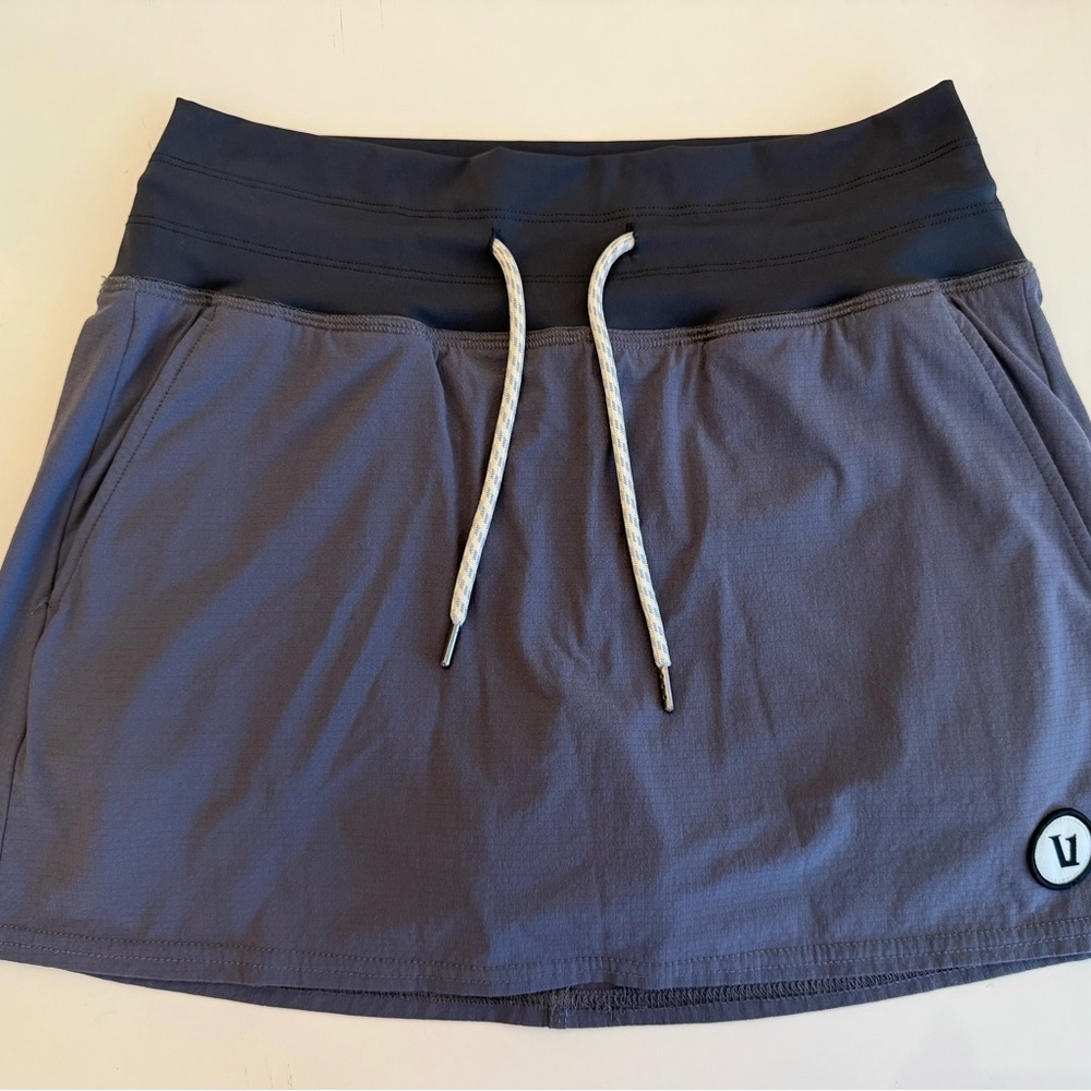 Vuori Charcoal Athletic Skort - Picture 2 of 4